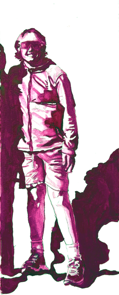 Study-for-The-Lad-14X11"-Gouche-on-Paper-$300