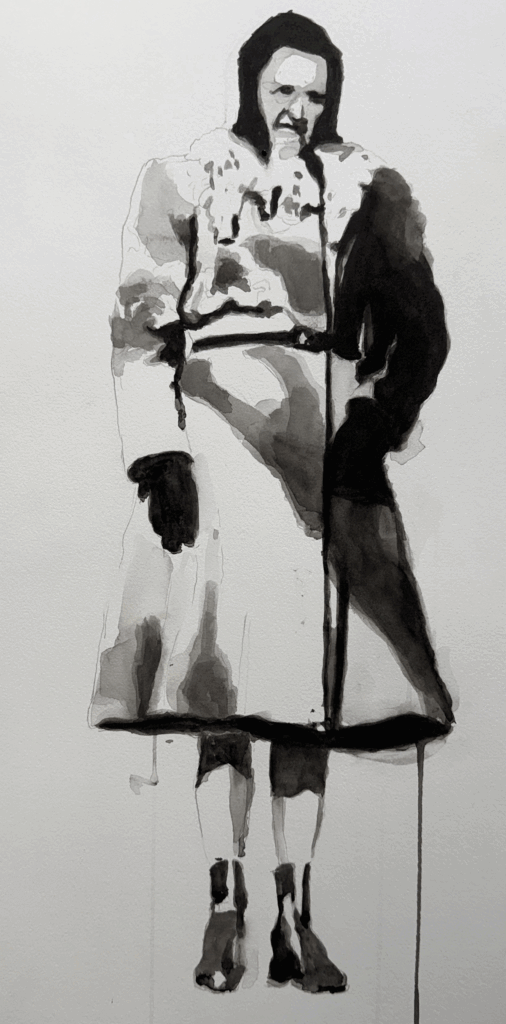Hannah Maude Yockey Eichorn Egger, 1895-1986, 30"X11", Gouache on Paper, $800 Hannah Maude Yockey Eichorn Egger, 1895-1986, 30"X11", Gouache on Paper, $800