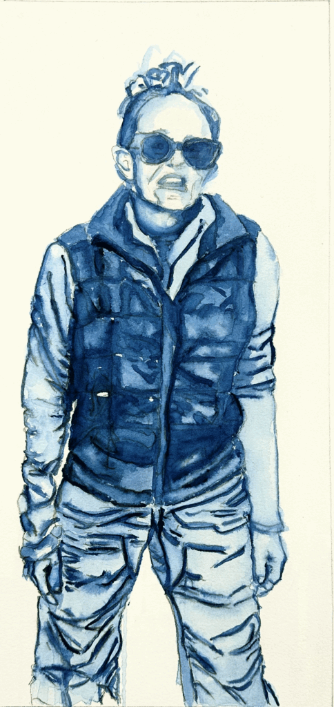 Study-for-Gene-Overeen's-Genes-12'X16"-Gouche-on-Paper-$300 Study-for-Gene-Overeen's-Genes-12'X16"-Gouche-on-Paper-$300